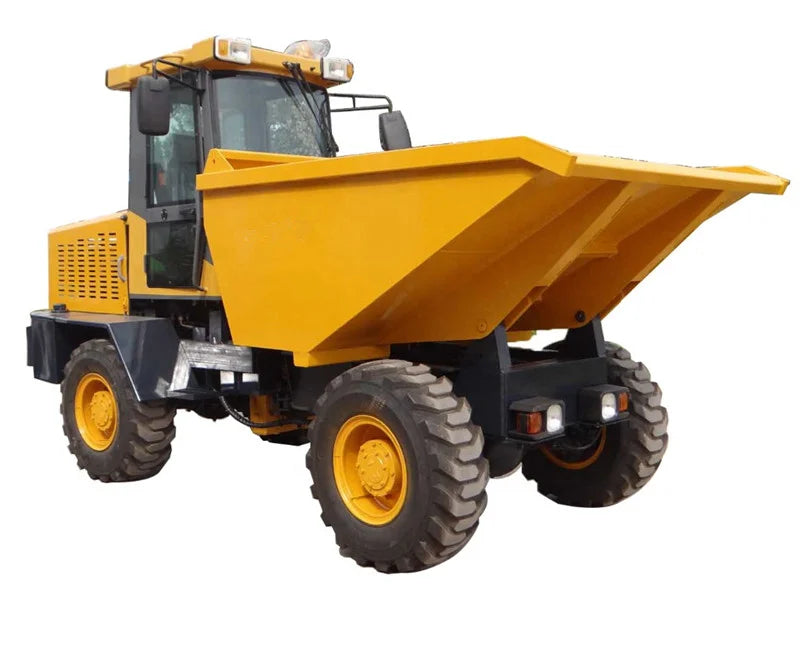Free Shipping CE Certified 3 Tons Front Loader Tractor Backhoe Loader Mini Wheel Dumper 4x4 Wheel Drive Short Turning Radius All