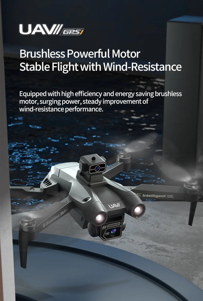 XUEREN JJRC X28 GPS Drone 2.4G Wifi FPV 4K HD Dual-Camera Folding Design Modular Battery Brushless Obstacle Avoidance Foldable