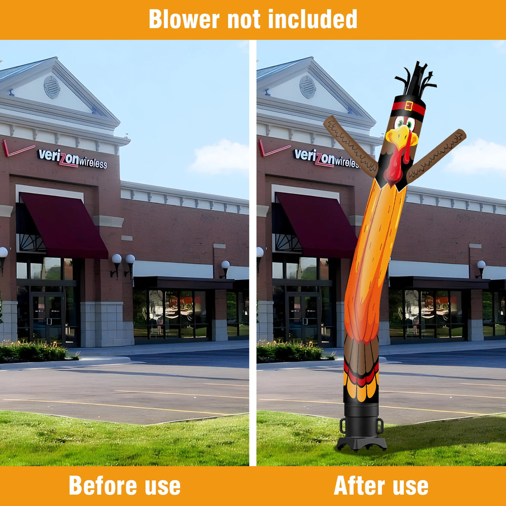 Chicken Theme Inflatable Monster Wave Dancer Tube Man Outdoor Advertising Promotion Air Dancer