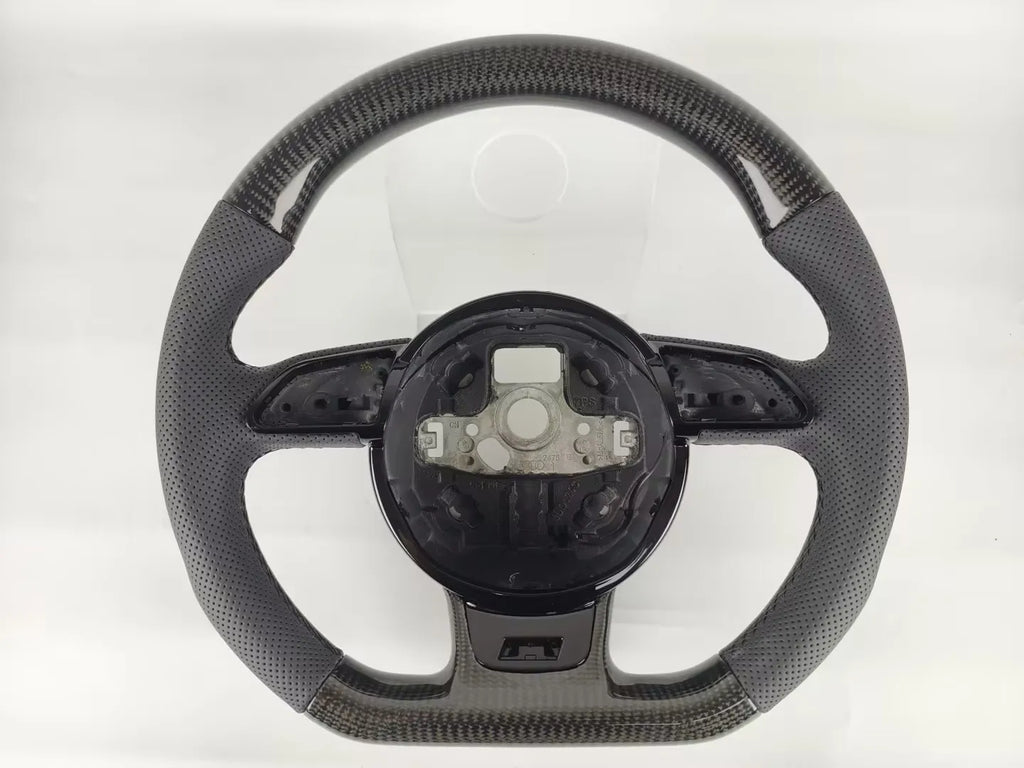 Carbon Fiber Sport Car Steering Wheel for Audi A3 A4 A5 S3 S4 S5 Q3 Q5 B8 B9