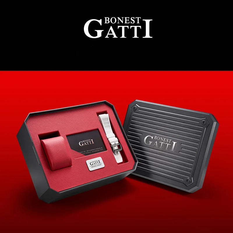 Bonest Gatti Luxury Watches Men Watch Mechanical Tourbillon Wristwatch 3ATM Waterproof Automatic Watch BG6006