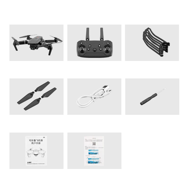 Hot Selling E88 Pro Drones WiFi Foldable Quadcopter Rc Dron Toy Gifts Vs E58 E99 K3 Pro