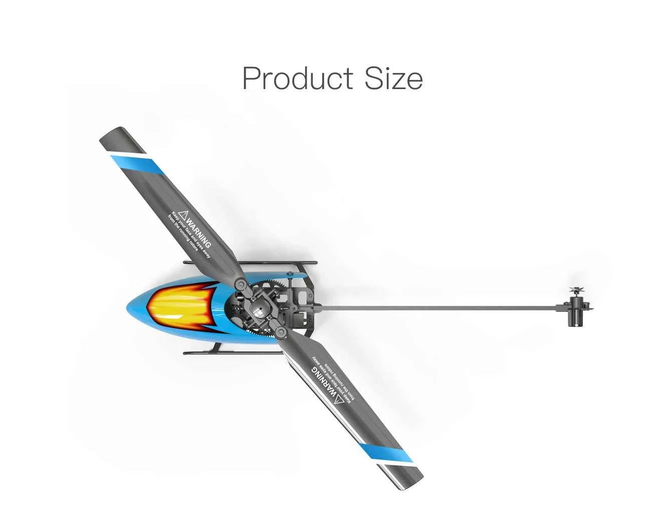 Beginner RTF Automatic Stable RC Helicopter 2.4G 4 Channel Single Propeller Without Aileron E129 C129 Durable Long Flight Time