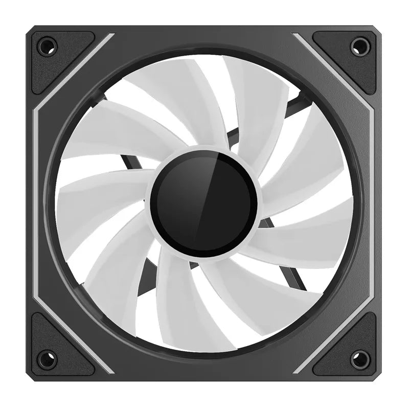 TEUCER PRO 12CM ARGB Shuang Synchronous Mute 4th Generation Family Chassis Ball Bearing Plastic Computer Case Cooling Fan