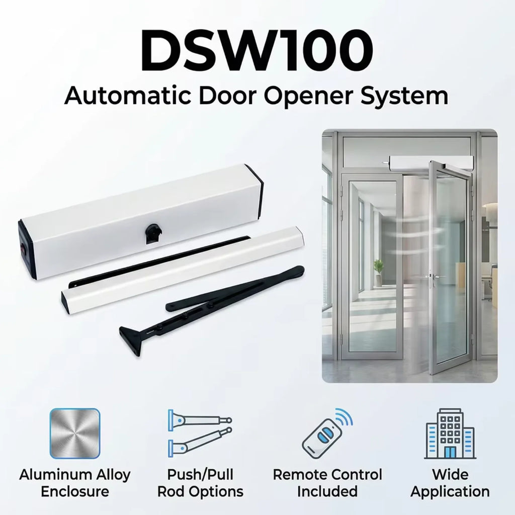 Automatic Door Opener Commercial Dc 24v Brushless Automatic Dual Swing Door Opener