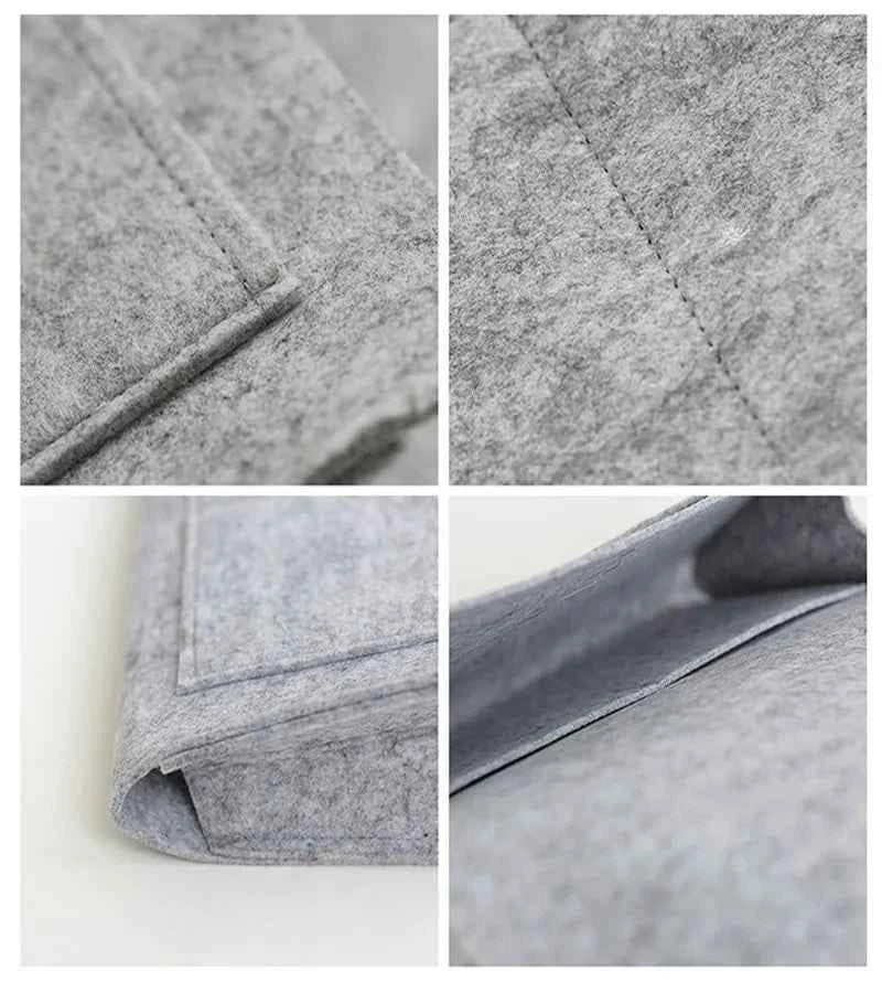 Storage Hang Bag Felt Dormitory Bed Sofa Bedroom Carpet Store Content For CD Magazines, Stationery Pad Mobile Phones Sundries