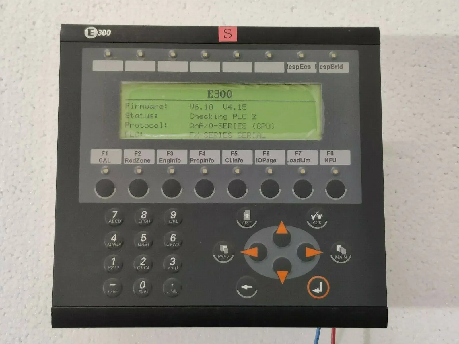 Beijer E300 04380A MACMTA E300 02750A HMI Teamtec Incinerator Control Panel  Original Og200 / 400