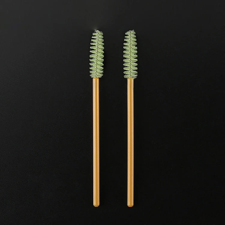 50Pcs Eyelashes Extension Disposable Makeup Eyebrow Brush Mascara Wand Applicator Eye Lashes Cosmetic Brush Set Makeup Tool