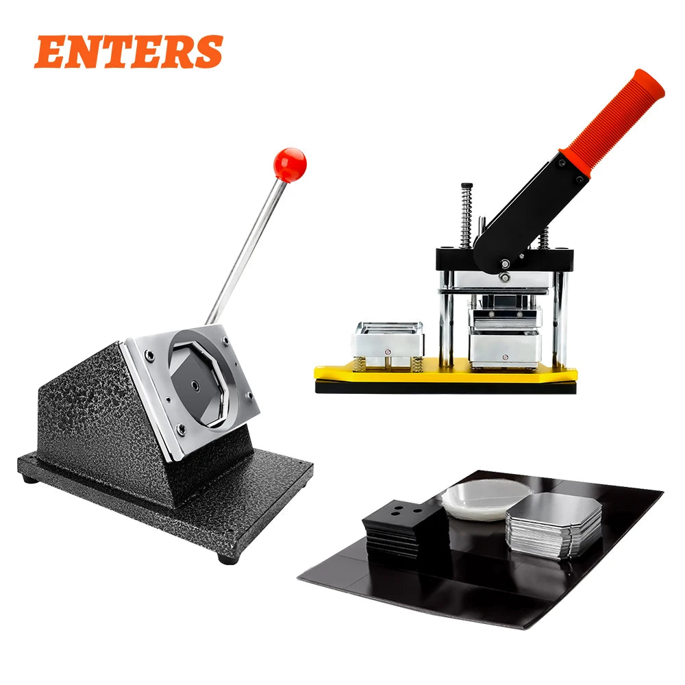 Enters Manual New 50x50mm Square Photo Fridge Magnet Making Machine 1 Year Warranty Machinery Test Report Showroom Not Available