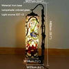 Modern Roman Column Floor Lamp American Retro Living Room Bedroom Lamp Country  Stained Glass Decoration Floor Lamp