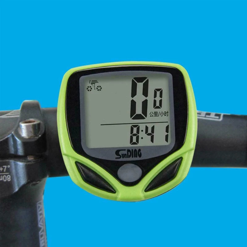LCD Digital Bikes Computers Waterproof Wired Stopwatch Bicycle Speedometer Sensors Cycling MTB Bike Sports Odometer Computers