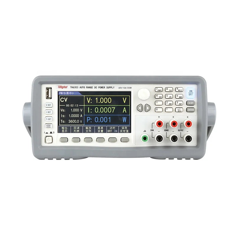 TH6303 Programmable Linear DC Power Source 60V/10A/200W Wide Range