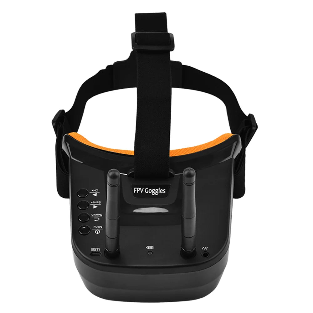 5.8G 40CH Dual Antennas FPV Goggles Monitor Video Glasses Headset HD W/ 5.8G 25mW Transmitter FPV Camera + OSD for Racing Drone
