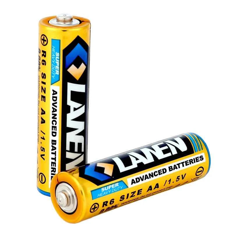 13PCS Card Pack AA R6 Size Carbon Zinc Batteries - Bulk Wholesale with Long Shelf Life/OEM Service