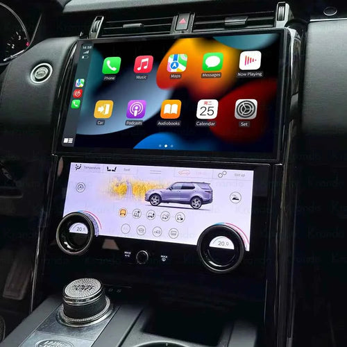 13.3'' Car Radio Climate Android Control Screen AC Panel for Land Rover Discovery 5 2017-2021 Car DVD Player CarPlay Multimedia