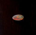 Customizable Oval Cut  Heat Treated Ethiopian Opal Synthetic Lab Created Loose October Birthstone Blue Fire Effect Attractive