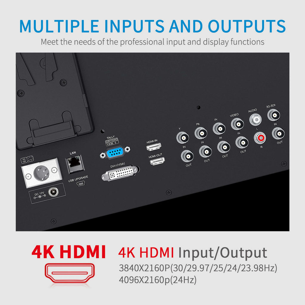 SEETEC P173-9HSD-CO 17.3" Aluminum 1920x1080 HD Professional Broadcast Director Monitor with 3G-SDI/HDMI OEM Factory Wholesale