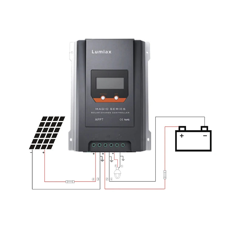 24V 48V 40A Max PV Voltage 150V Lcd Bluetooth MPPT Solar Charge Controller for Off-Grid Energy Systems Solar Charger Controller