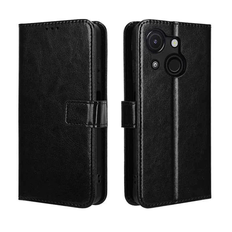 For Itel A50C Stand Function Wallet Phone Cases Built-in Card Slot Pu Leather Phone Cases Hand Strap Phone Covers