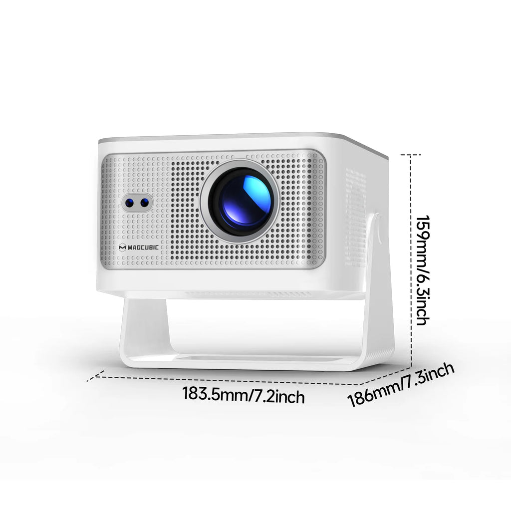 Portable HY350MAX MAGCUBIC Auto Focus Smart Projector 1080P 8K Support Android14 WiFi6 BT5.4 2+16G Portable Video Home Theater
