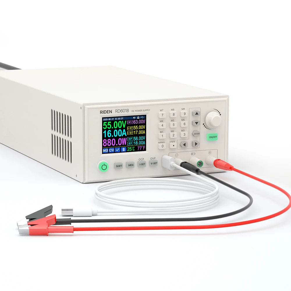 RD RD6018 Assembled Set 60V 18A AC to DC Digital Control Battery Charging Adjustable Lab Bench Power Supply Regulator 1080W