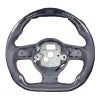 In-stock R8 Steering Wheel 2016 2017 2018 2019 2020 2021 2022 2023 Nappa Leather LED Carbon Fiber Steering Wheel audi