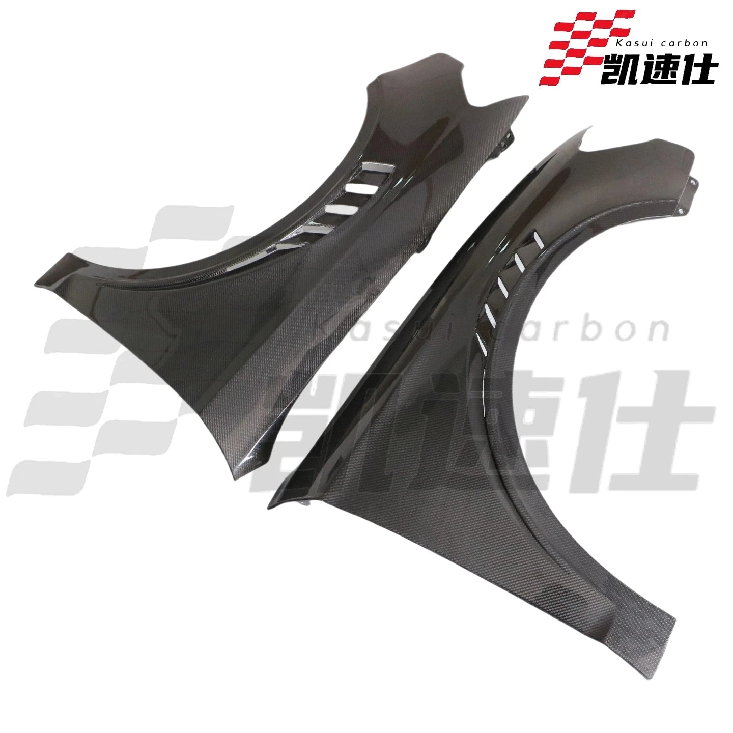 High Quality Carbon Fiber KSUI Style Fender Side Air Vent Fender Car Exterior for Audi A3 S3 Modified Car Parts