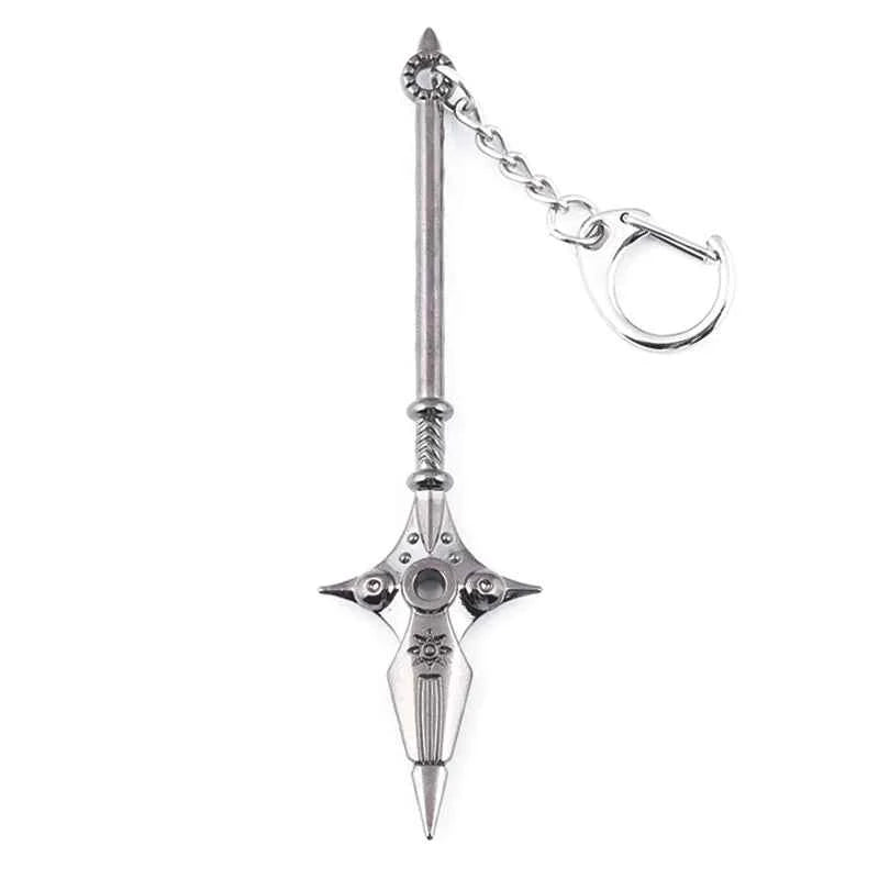 Anime Deadlys Seven Sins Escanor Rhitta Keychain Nanatsu no Taizai Axe Bottle Opener Pendant Keyring for Men women Gift Jewelry