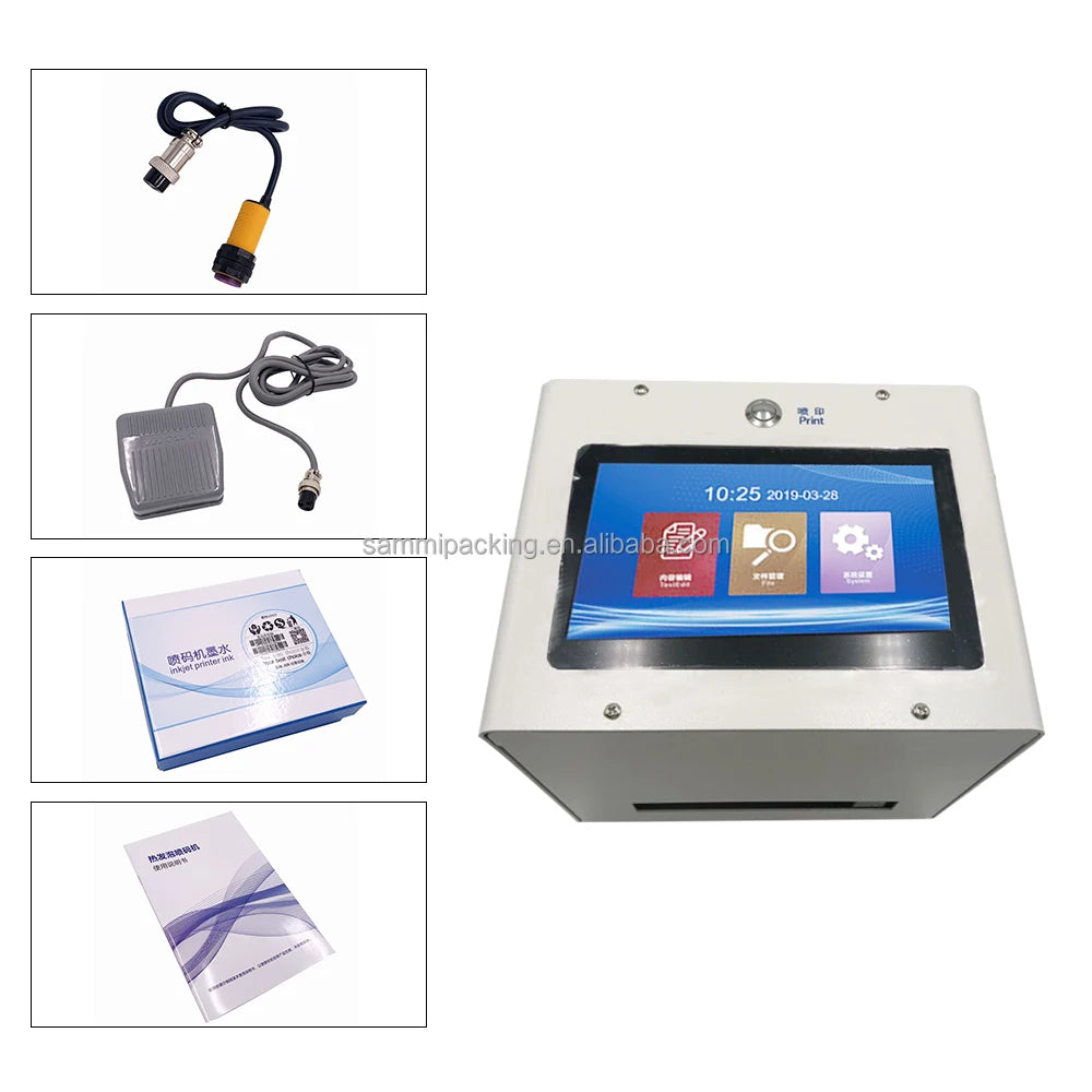 Small Business Small Size Light Weight Production Date Expiry Date Inkjet Printing Machine