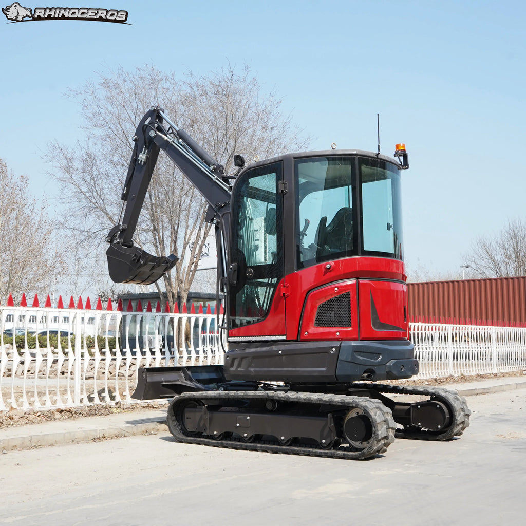 Rhinoceros XN35PRO Zero Tail Crawler Mini Excavator 3.5 Ton Tracked Digger Compact Construction Machine