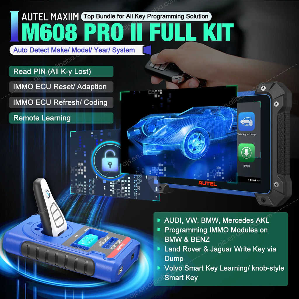 Autel MaxiIM IM 608 PRO II 2 Car Key Programming IM608S IM608 PRO2 IKey Programmer XP400PRO Vehicle OBD2 Scanner Diagnostic Tool