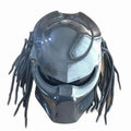Evo Style LED Full Face  Fiberglass Reinforced Plastic Cascos Para Moto Motorcycle Helmet FRP LED Light
