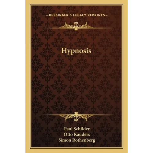 Hypnosis - Paperback