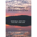 Reflections at Journey's End: Memorial Minutes Volume I 1850-1949 - Hardcover