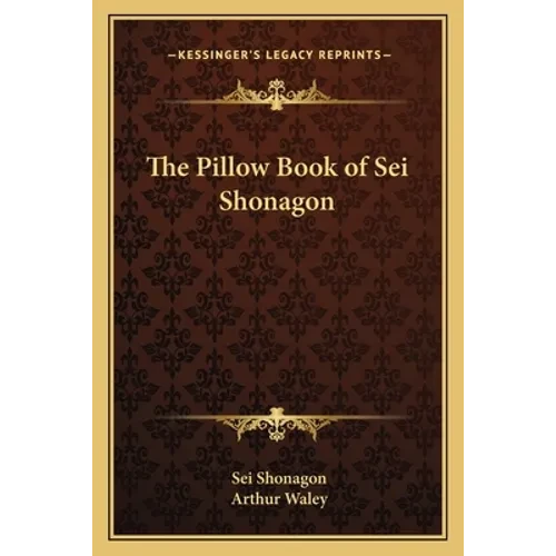 The Pillow Book of Sei Shonagon - Paperback