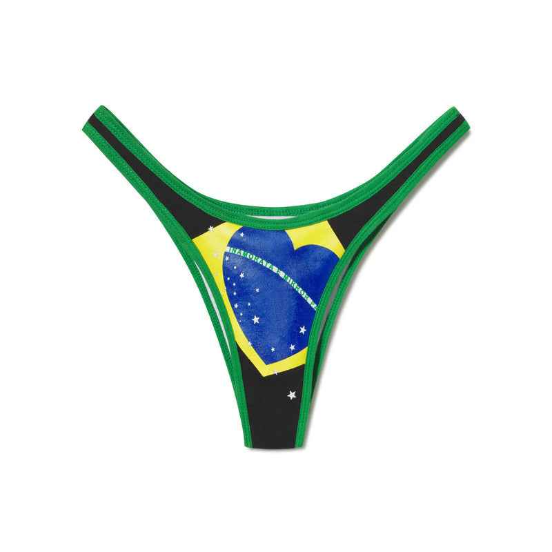 Brazilian Swimsuit Women's Sexy 2 Pieces Mini Bikini Set Triangle Halter Backless Thong Beach Bathing Suit Summer 2025 New Style