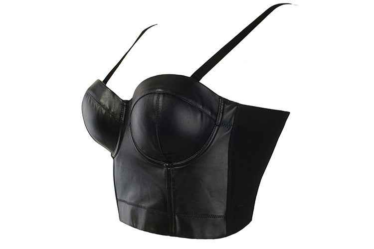 Sexy Black Transparent Bra Mesh Push Up Bralet Women's Tube Top Corset Bustier Bra Club Party Crop Top Lingerie Plus Size