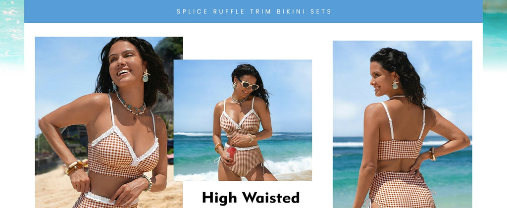 2026 V Neck String Two Piece Bikini With Shorts Women Swimwear Female Swimsuit Bathers Bathing Swimming Suit Beachwear Summer