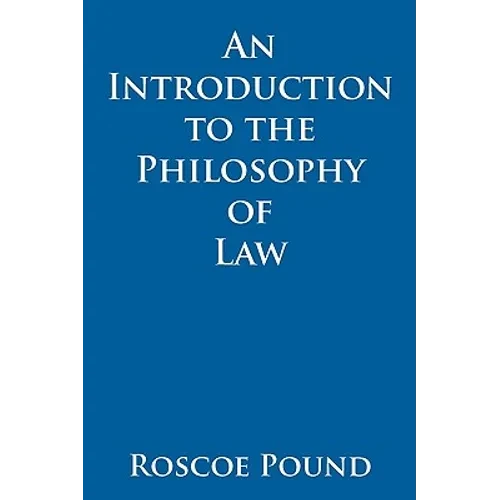 An Introduction to the Philosophy of Law - Paperback