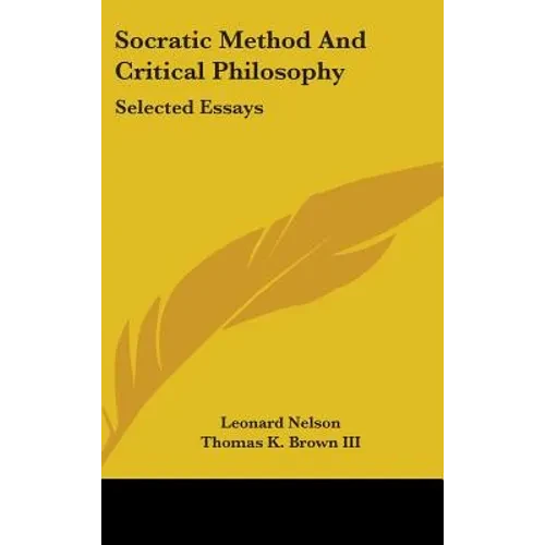 Socratic Method and Critical Philosophy: Selected Essays - Hardcover