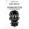 Frankenstein: or, The Modern Prometheus (Large Print Edition) - Paperback