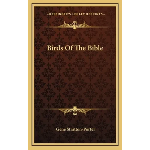 Birds Of The Bible - Hardcover