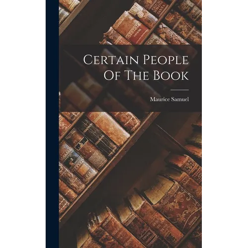 Certain People Of The Book