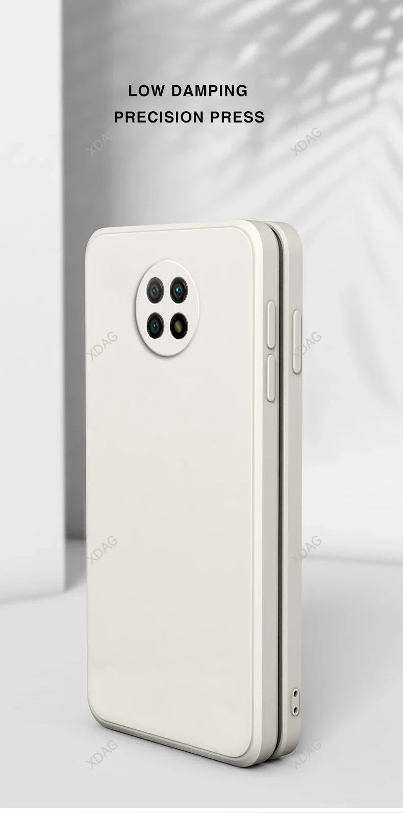 Original Basic Phone Case Cover for Xiaomi Redmi Note9 Note 9T 9 Pro 9Pro Max 9S 5G Square Silicone Soft Back Fundas Accessories