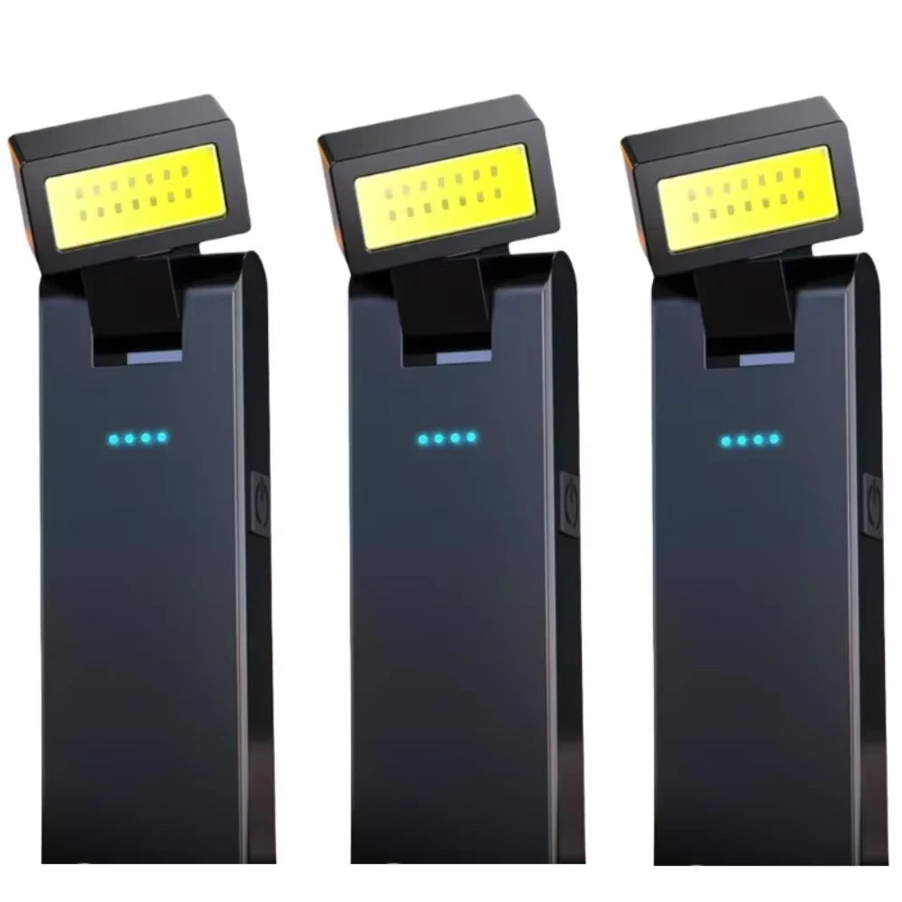 Magnetic Torch Light Work Light Rechargeable MINI COB Flashlight High Power Night Work Emergency Lamp Night Light Small Car Lamp