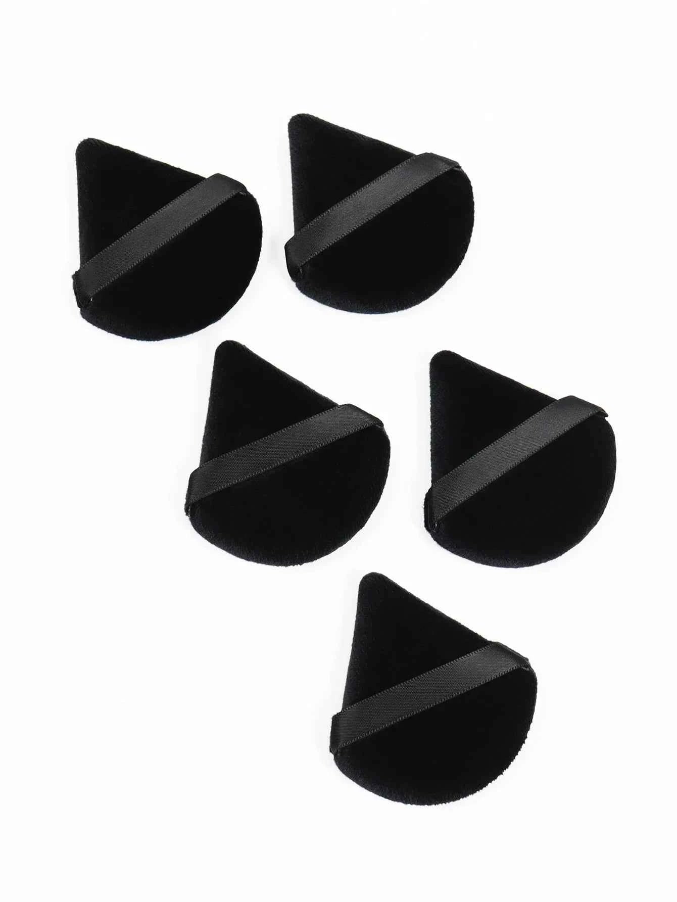 Black Velvet Triangle Makeup Sponge - Dual Use  for Foundation/Powder | Hypoallergenic Travel Essential