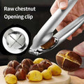 Stainless Steel Bottle Opener and Cutter for Home Use, Chestnut Tool, Kitchen Gadget, High Quality, 2 in 1