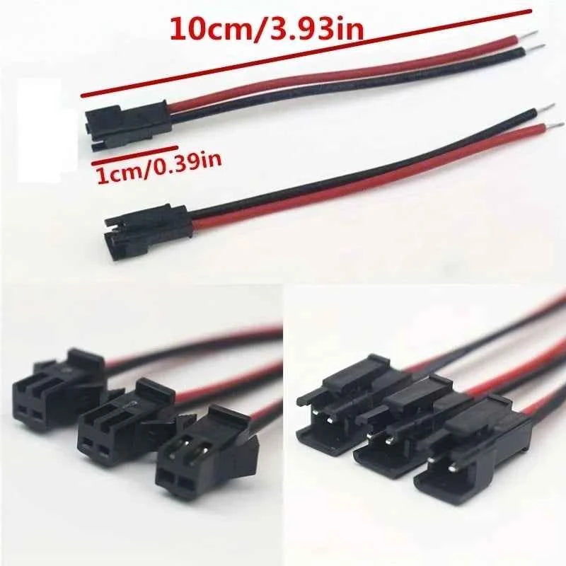 10Pairs Male to Female Plug Terminal Wire Connector SM Terminal Line LED Downlight Ceiling Lamp