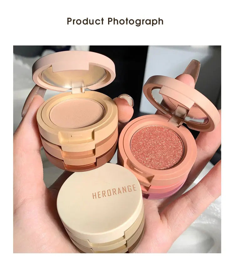 Tri-Color Eye Shadow, Matte Create Multi-Layered Eye Makeup