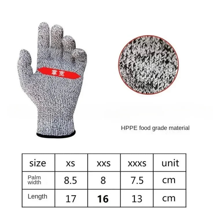 Kids Cut Resistant Gloves, Safety Protection for Woodworking & Paper Cutting, Kitchen Anti-Cut Wear, Kite Flying Essential